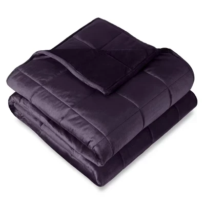 Утяжеленное одеяло Bare Home 40×60″, 3,2–4,5 кг, баклажановое