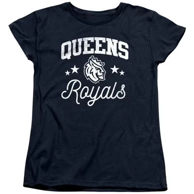 Женская футболка NCAA Queens Charlotte Royals, синяя