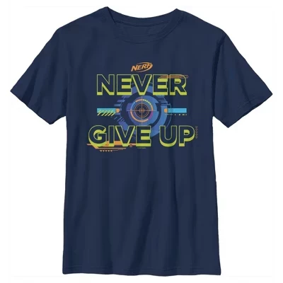Мужская футболка Nerf Never Give Up Bullseye от Boy's Nerf Никогда не сдавайся