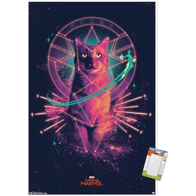 Постер Trends International Captain Marvel: Гусь, белый