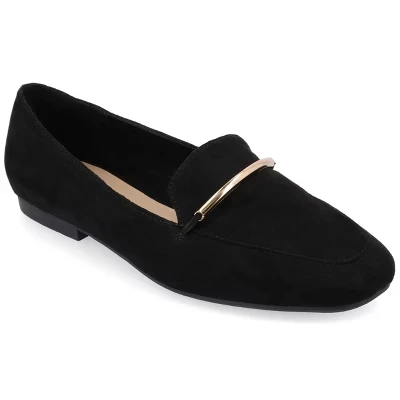 Женские лоферы Journee Collection Wrenn широкие, черные