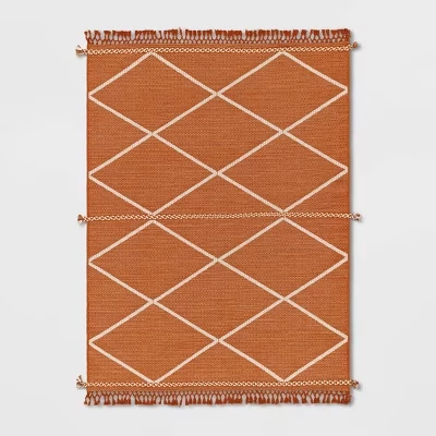 Тканый гобелен с тесьмой Outdoor Rug - ™ оранжевый