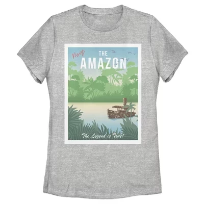 Женская футболка Visit the Amazon athletic heather