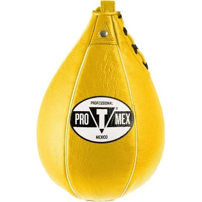 Профессиональный боксерский мешок Pro Mex Speed Bag желтого цвета