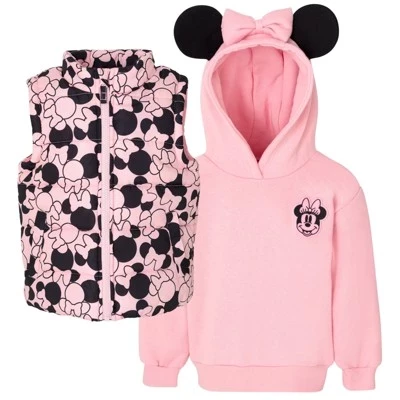 Детская жилетка 2в1 Disney Minnie Mouse, розовая