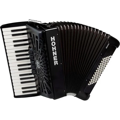 Аккордеон Hohner Bravo III 72 баса, 34 клавиш, черный