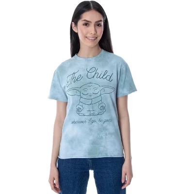 Женская футболка The Child Wherever I Go Tie Dye Skimmer Top для взрослых
