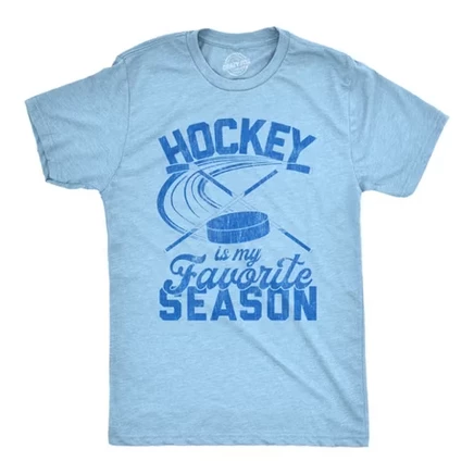 Мужская футболка Hockey Is My Favorite Season, забавная зимняя Канадская спортивная новинка - мужская футболка Crazy Dog с хоккейными надписями