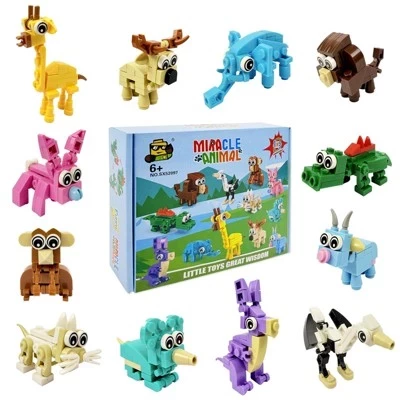 Набор конструкторов Wrapables Animal, 12 шт, разноцветный