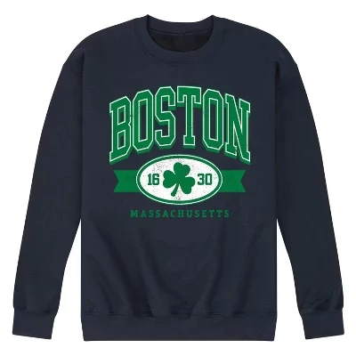 Мужская флисовая толстовка с рисунком Boston Mass Clover Graphic