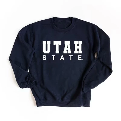 Utah State Bold - Женская толстовка с графическим принтом