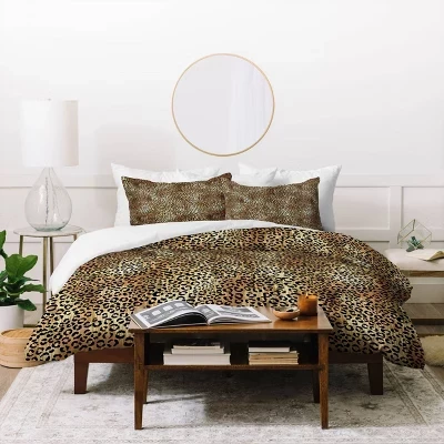 Комплект пуховых одеял Schatzi Brown Leopard King Коричнево-коричневый