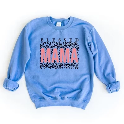 Женский свитшот Simply Sage Market Blessed Mama, синий