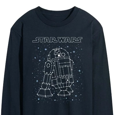 Мужской лонгслив STAR WARS «R2-D2», синий