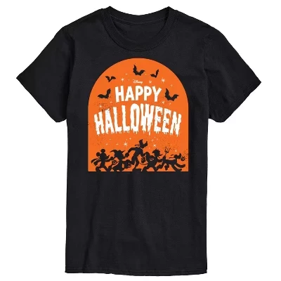 Мужская футболка с коротким рукавом Happy Halloween Tombstone с графическим рисунком, черная