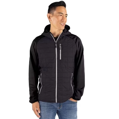Мужская гибридная куртка Rainier Primaloft Mens Eco на молнии черный