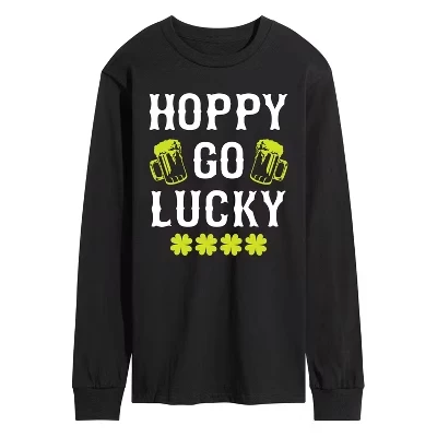 Мужской лонгслив Instant Message Hoppy Go Lucky, черный