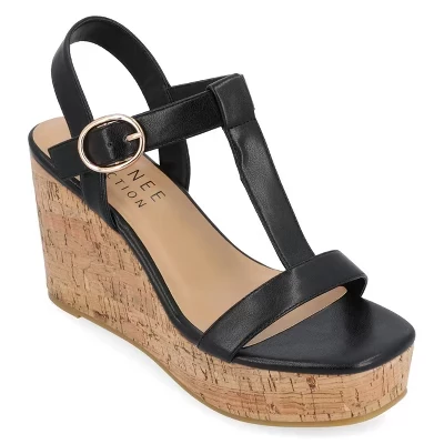 Женские босоножки Journee Collection Matildaa, черные