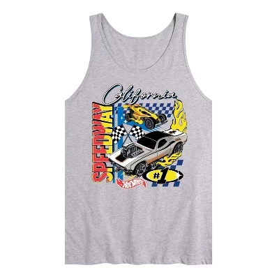 Мужская майка с графическим рисунком California Speedway athletic heather