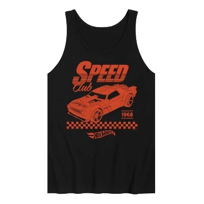 Мужская майка Speed Club с графическим принтом, черная