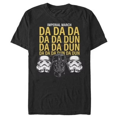 Мужская футболка Vader Imperial March черного цвета