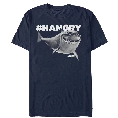 Мужская футболка Finding Nemo Bruce #Hangry, синяя