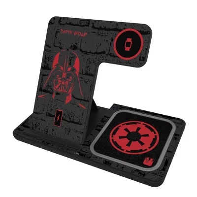 Беспроводная зарядная станция Keyscaper Star Wars 3в1 15 Вт, Darth Vader