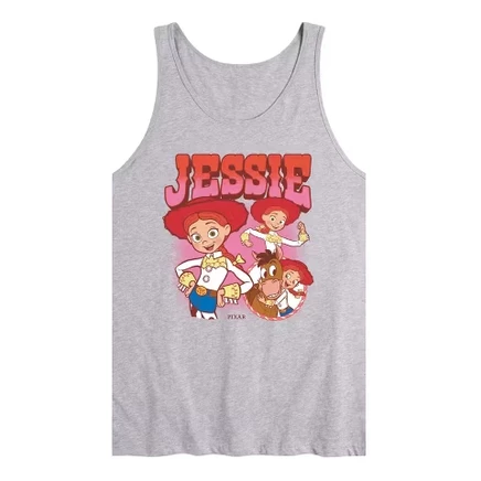 Мужская майка Toy Story Jessie, серый меланж