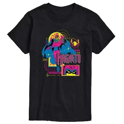 Men's -  - X-Men Magneto Vaporwave Short Sleeve Graphic T-Shirt black