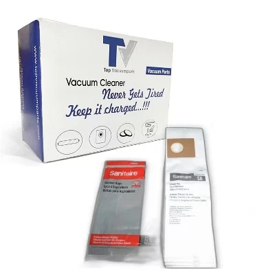 Запасная часть Topvacuumparts для коммерческого канистрового пылесоса Eureka Sanitaire в бумажных пакетах 5Pk # по сравнению с артикулом 68440-10