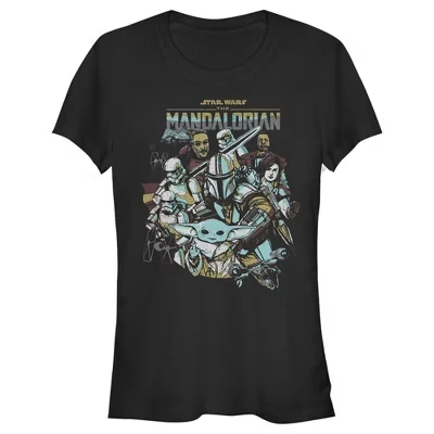 Женская футболка Star Wars «Мандалорец», черная