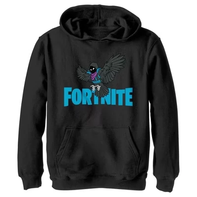 Худи для мальчиков Fortnite Raven, черное
