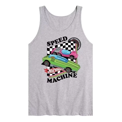 Мужская майка с графическим рисунком Speed Machine athletic heather
