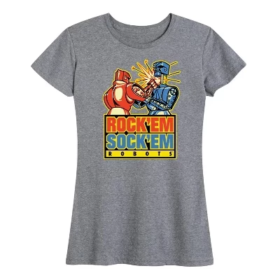 Женская футболка с коротким рукавом и рисунком heather grey