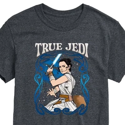 Men's -  - Rey Art Nouveau Short Sleeve Graphic T-Shirt heather charcoal