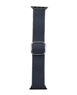 Однотонный плетеный ремешок Solo Loop для Apple Watch серого цвета