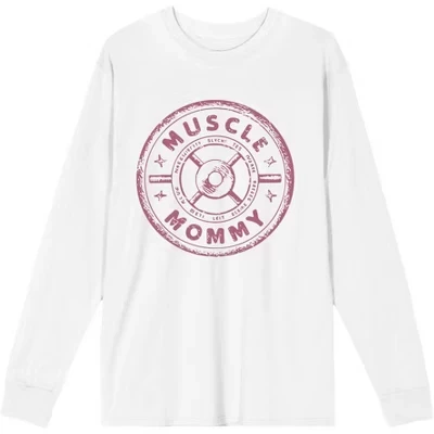 Мужской лонгслив Bioworld Muscle Mommy, белый