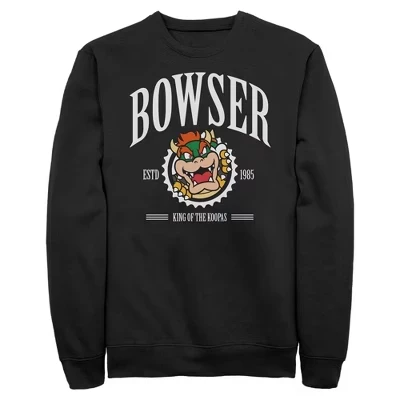Мужская толстовка Bowser King of the Koopas 1985, черный