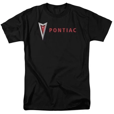 Мужская футболка Pontiac Modern Pontiac Arrowhead черного цвета