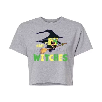 Женская футболка SpongeBob Best Witches, серая