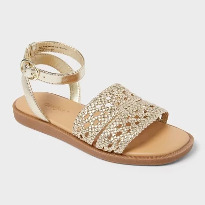 Детские плетеные сандалии Edwina - ™ gold