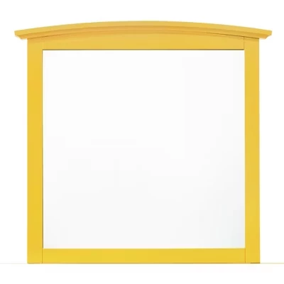 Рамочное зеркало Passion Furniture 94×89 см, желтое