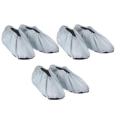 Многоразовые бахилы Unique Bargains 3 пары, серые
