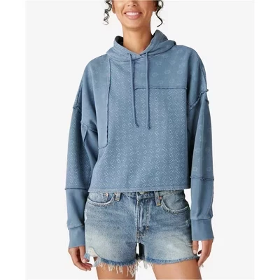 Женское худи Lucky Brand Patch, синее