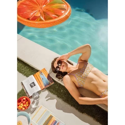 x Alex Walsh Parker Paradise Tracy Double Strap Bikini Top parker paradise