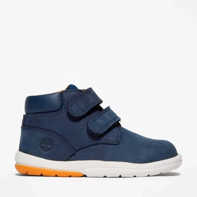 Детские ботинки Timberland Toddle Tracks на липучках, синие