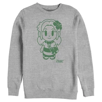 Мужская толстовка Nintendo «Zelda», меланжевая