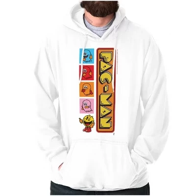 Аркадная игра PACMAN Ghost Friends Hoodie Толстовка с капюшоном Женская мужская лицензионная белая