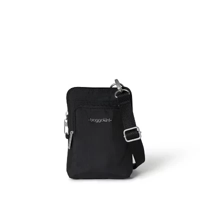 Женская сумка Baggallini Securtex через плечо, черная