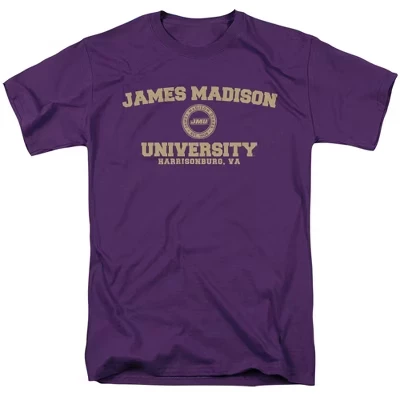 Мужская футболка NCAA James Madison, фиолетовая